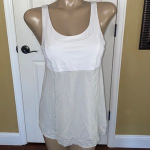 Lululemon Gray & White Tank Top